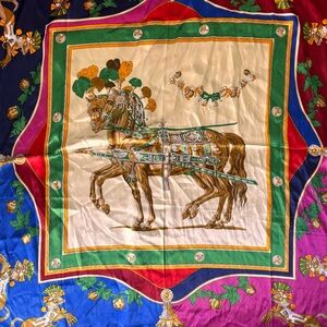 Large colorful scarf